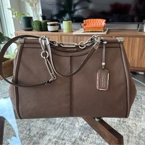 Large Beige Coach Purse